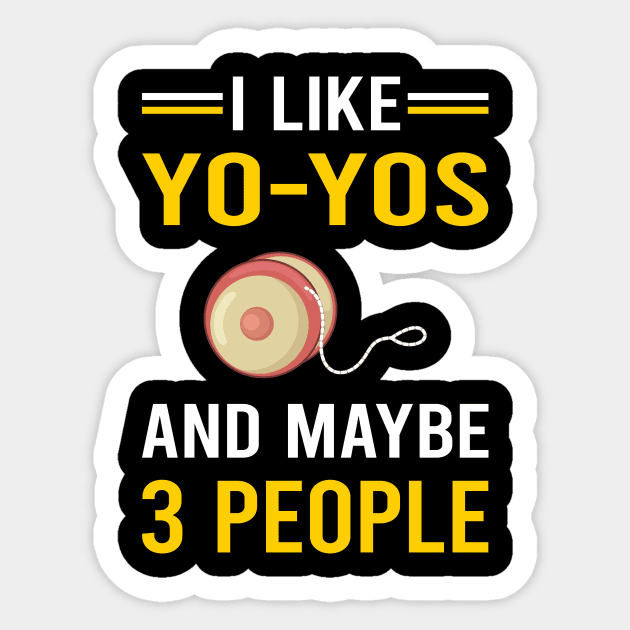 3 People YoYo Yo-Yo Sticker by Bourguignon Aror